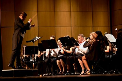 Wind ensemble performs alongside elementary and middle school honors bands at the RBUSD Honor Band Concert