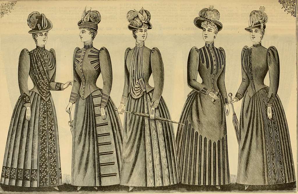 Image via Fall and Winter, 1890-91 Fashion Catalogue / H. O'Neill and Co.